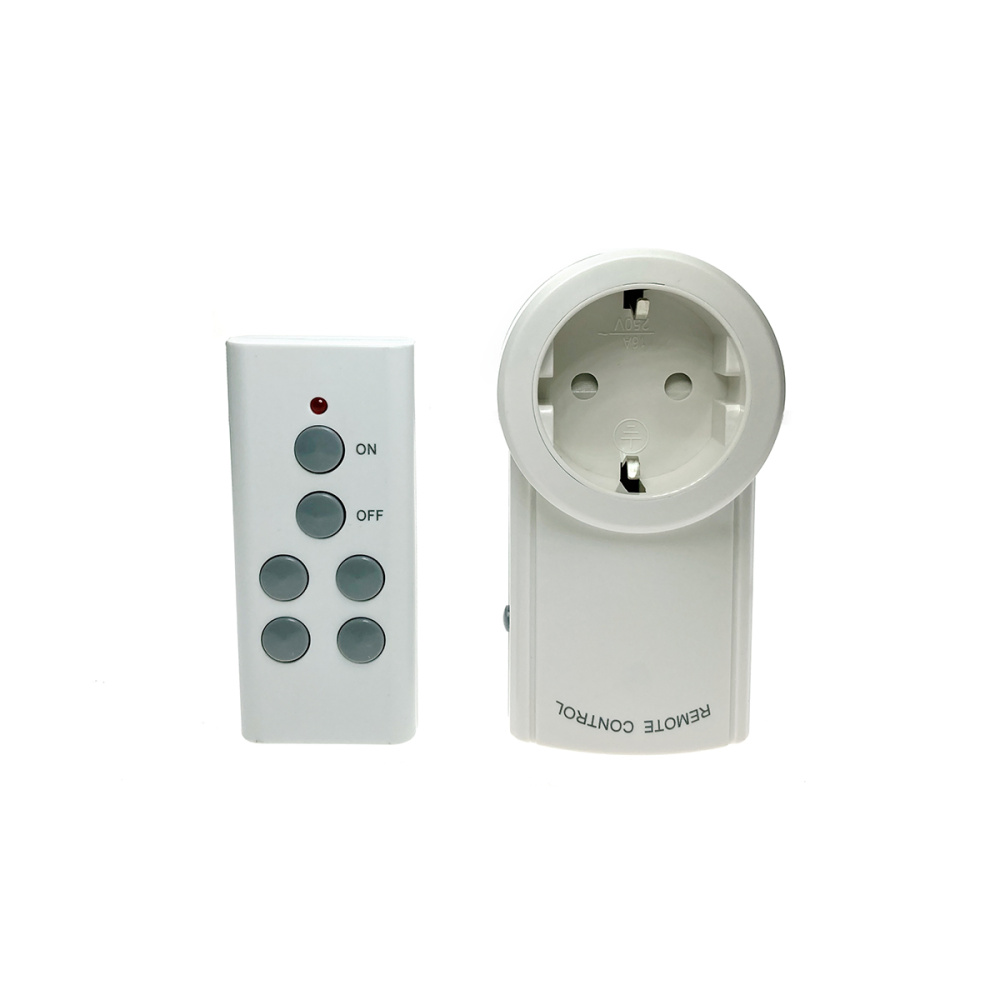 картинка Розетка с дистанционным пультом управления Espada RCS-10A 