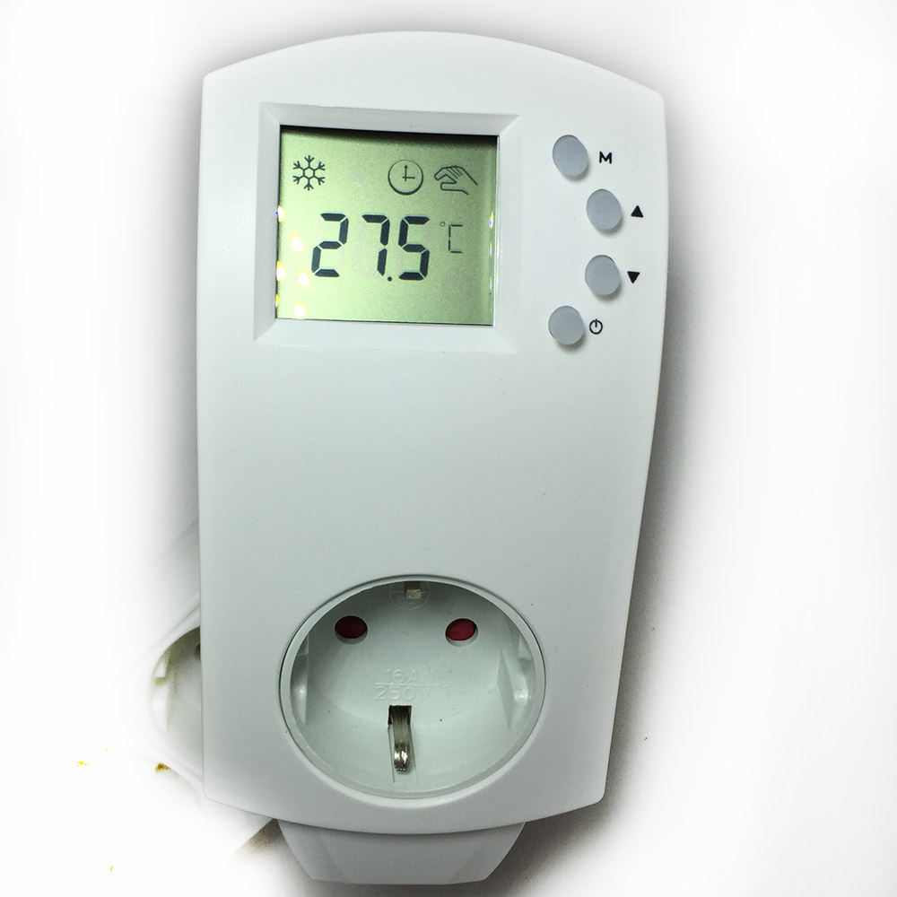 картинка Терморегулятор D02-TE с розеткой 