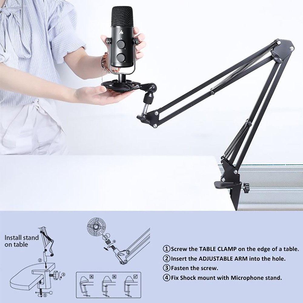 картинка Микрофонный комплект MAONO, модель AU-903S, USB 