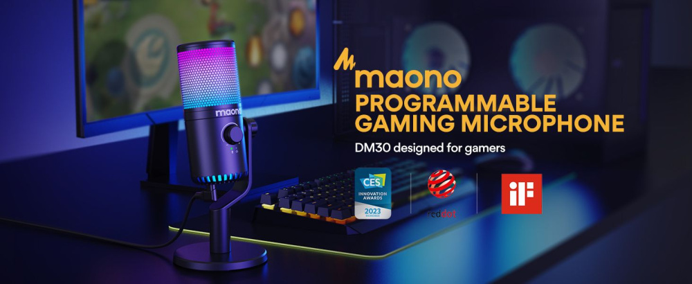 картинка Микрофон MAONO DM30 RGB 