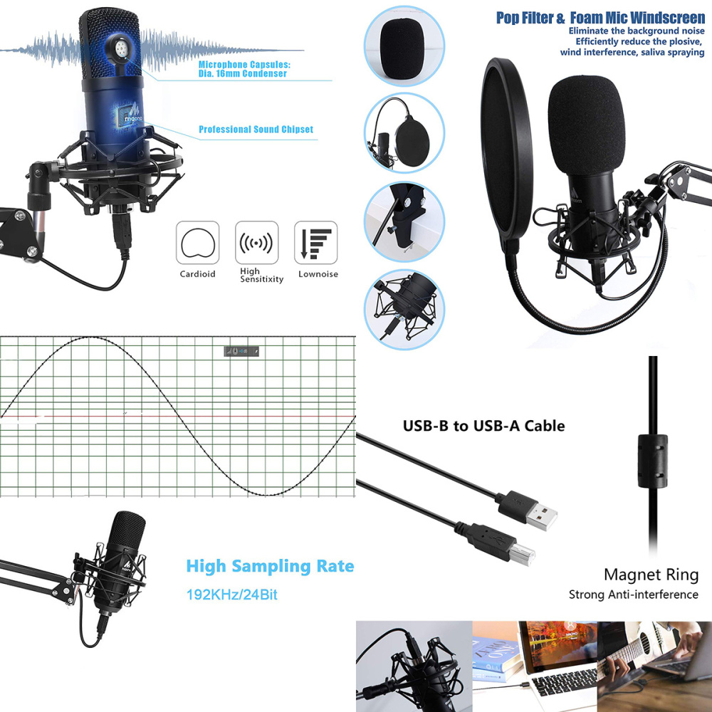 картинка Микрофонный комплект MAONO, модель AU-A04 