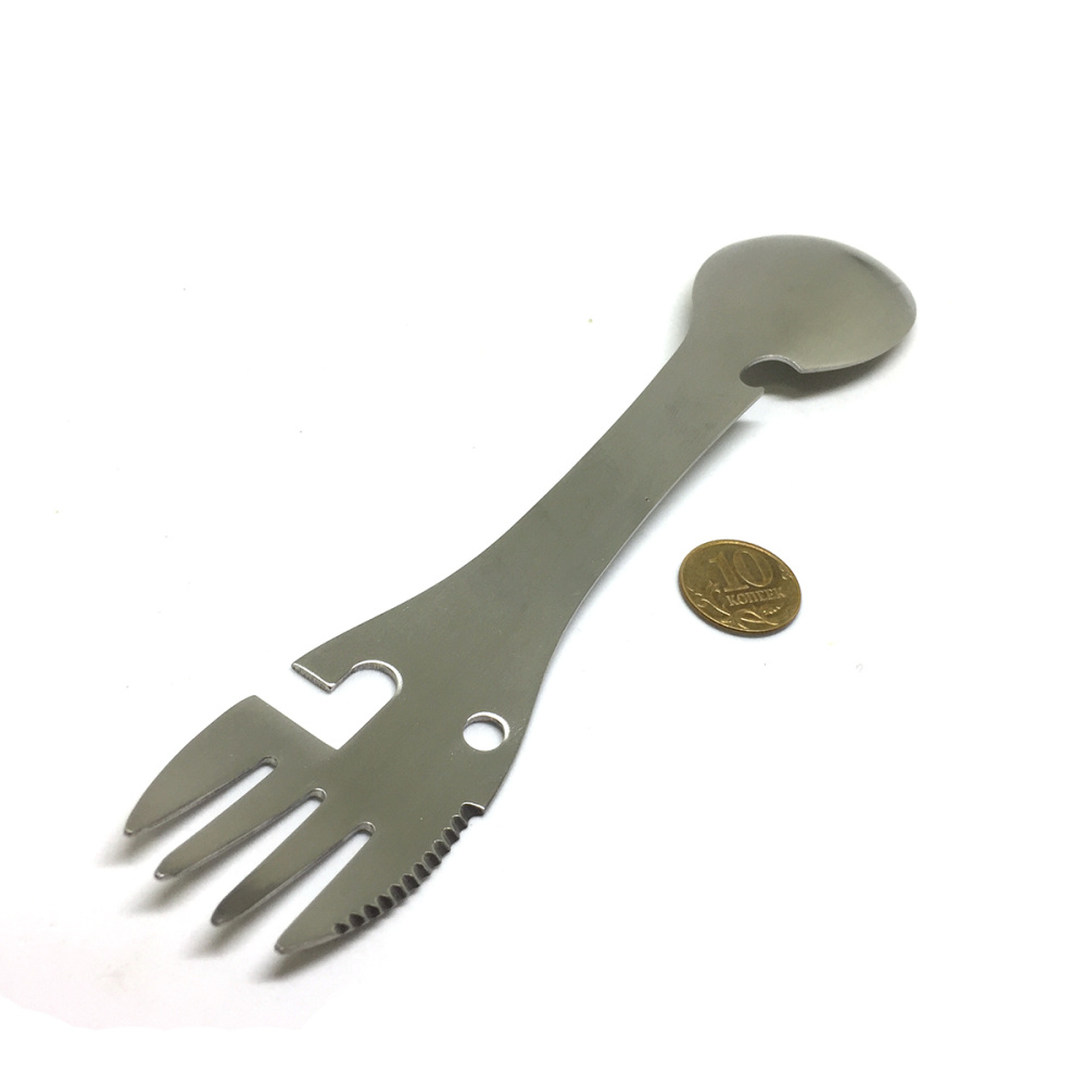 картинка Туристический столовый прибор ложка-вилка 