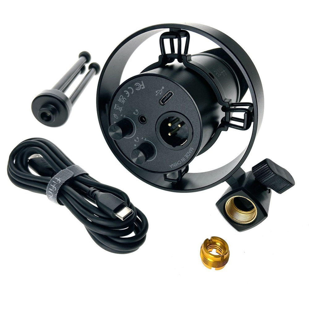 картинка Микрофон динамический / гибридный Fifine K688 USB/XLR 