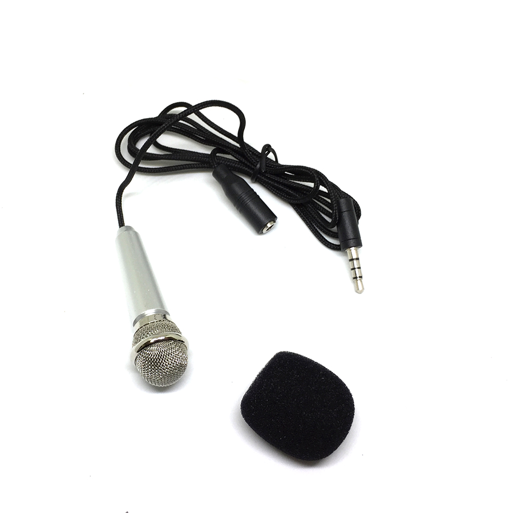 картинка Мини караоке микрофон проводной для телефона 