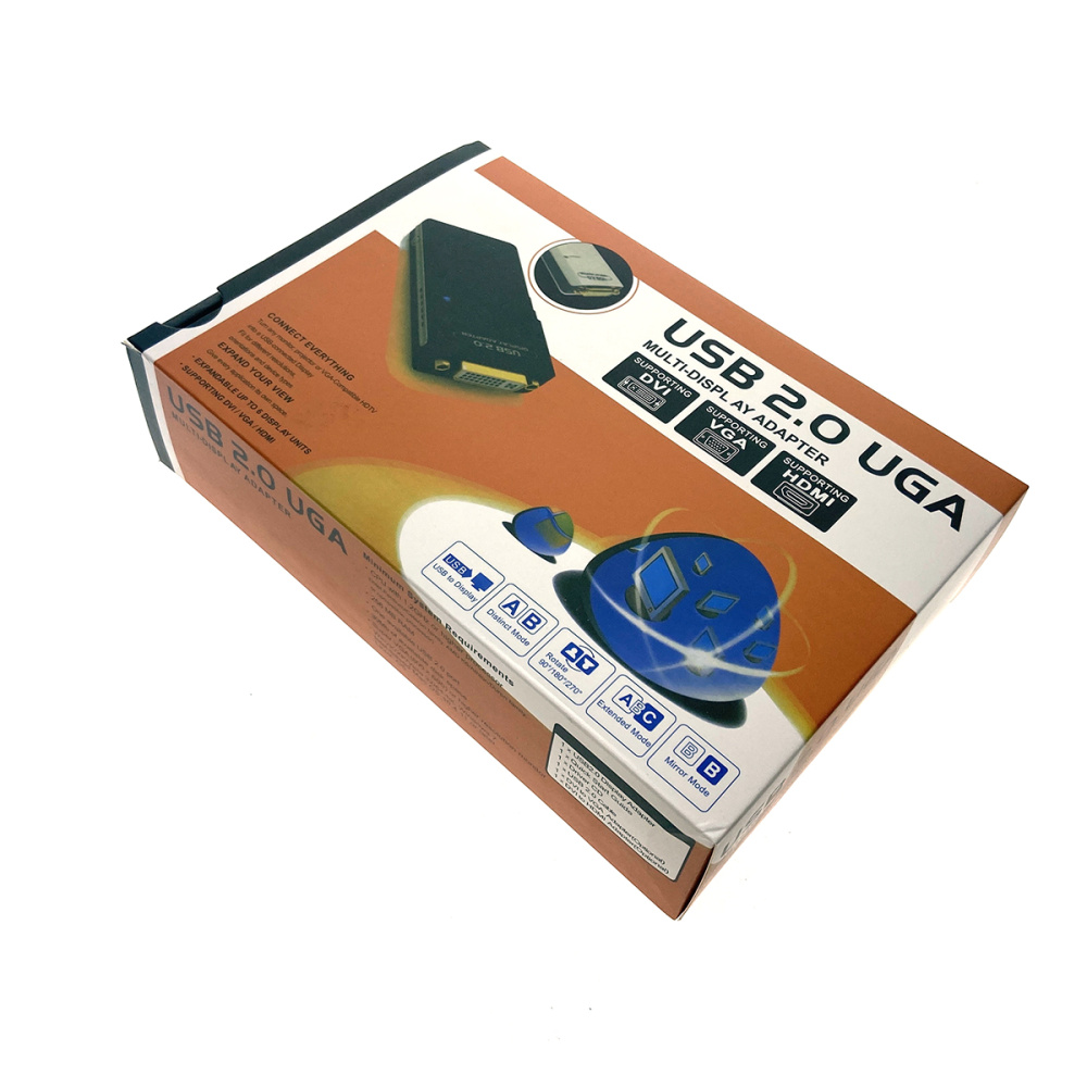 картинка Видеоконвертер USB 2.0 to VGA/HDMI/DVI, Full HD 1080p, H000USB Espada чипсет DisplayLink DL-165  