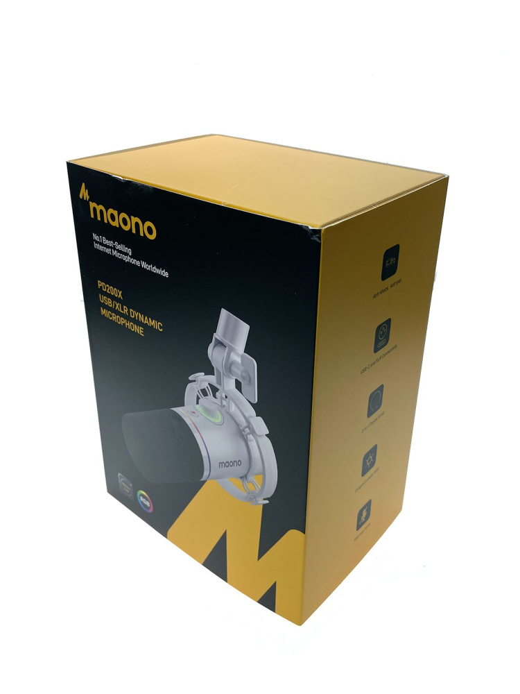 картинка Динамический микрофон MAONO PD200X белый 