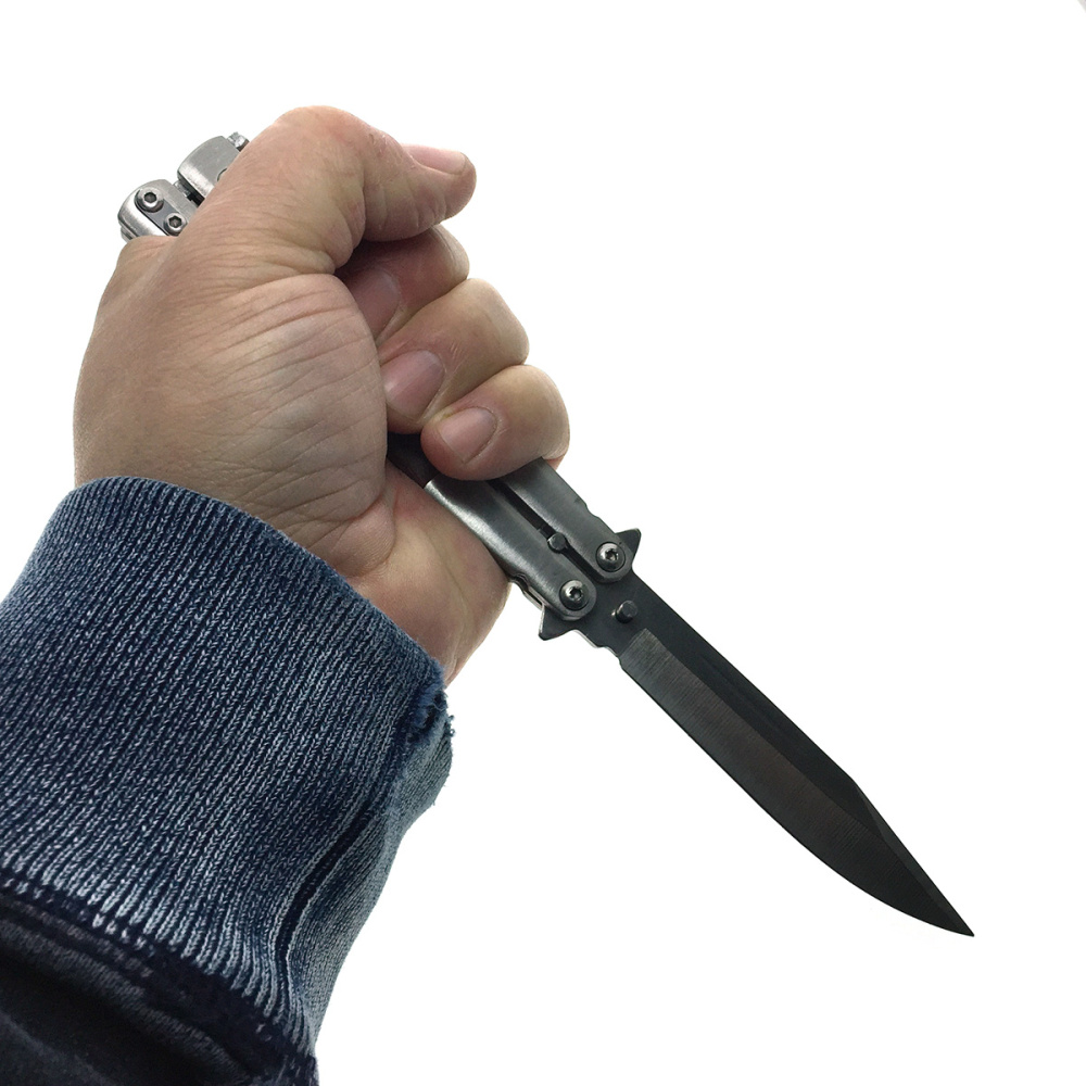 картинка Нож - бабочка / балисонг / тренировочный, красное дерево 