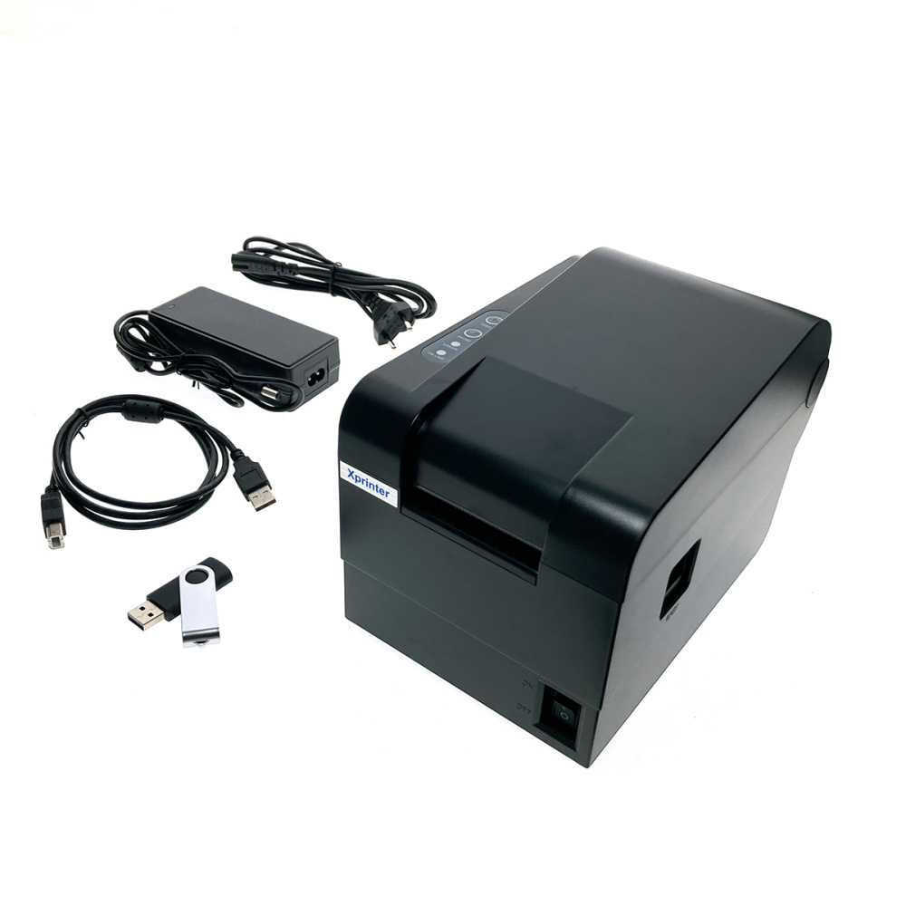 картинка Термопринтер этикеток Xprinter XP-235B USB 