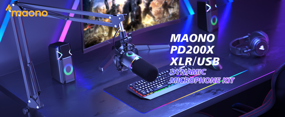 картинка Динамический микрофон с пантографом PD200XS черный 