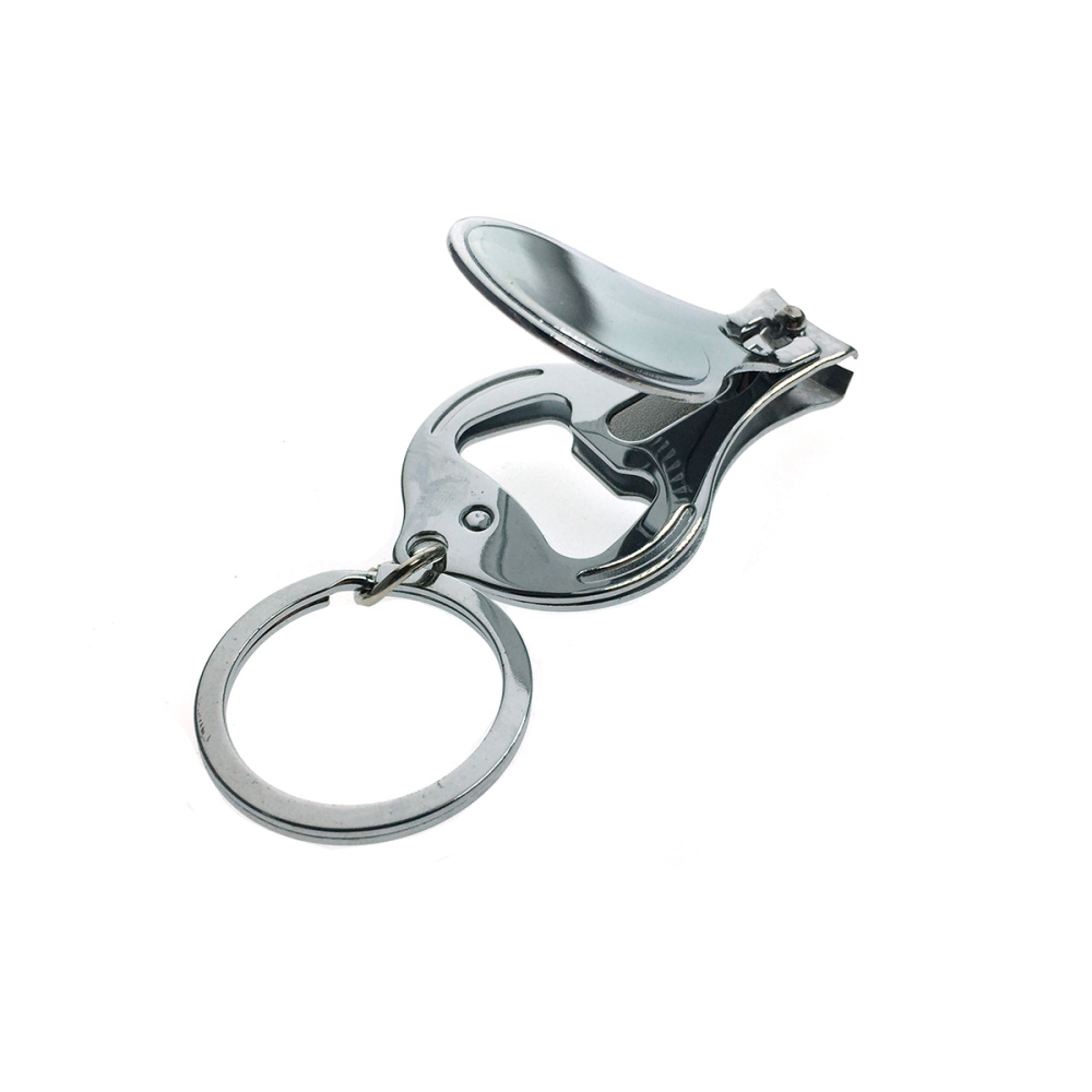 картинка Брелок кусачки для ногтей с открывалкой для бутылок 