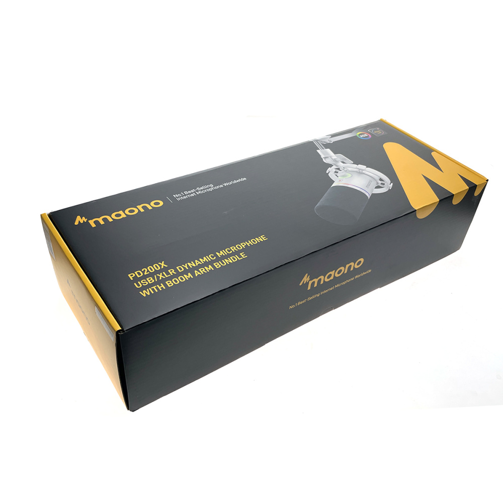 картинка Динамический микрофон MAONO PD200XS белый 