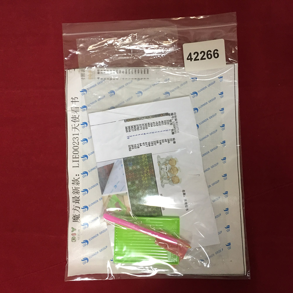 картинка Алмазная мозаика Поющие ангелы, 20х25см 