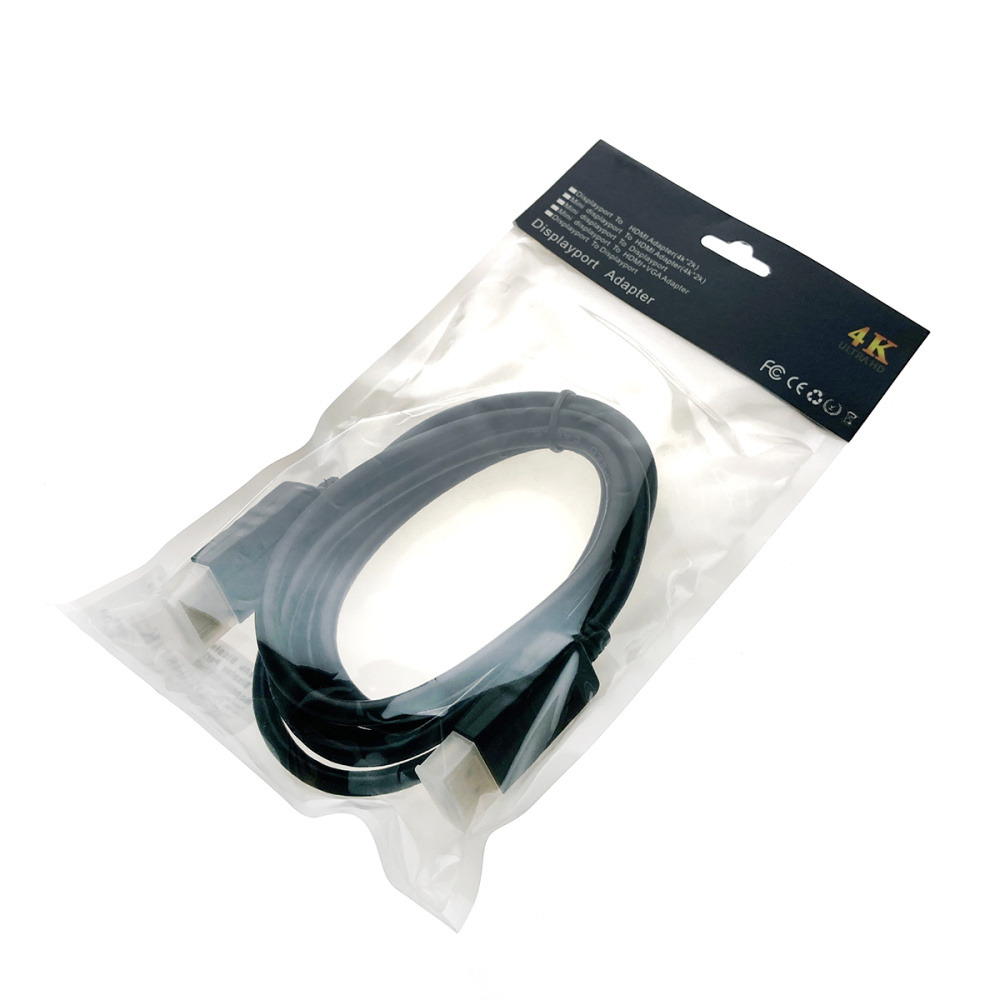 картинка Кабель Display Port 1.2 4K@60Hz 2 м male to male Espada Ed12m2, высокоскоростной 