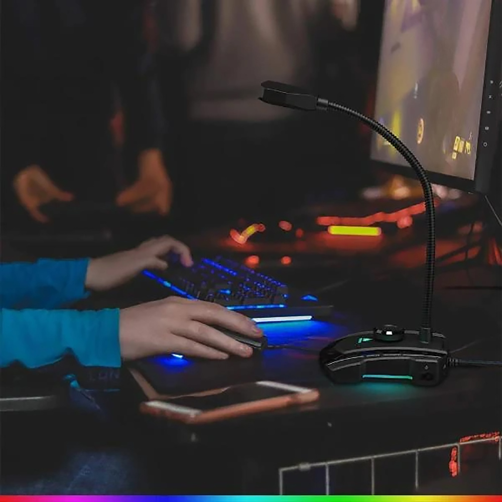 картинка Микрофон MAONO, модель AU-GM30, USB с Led подсветкой 