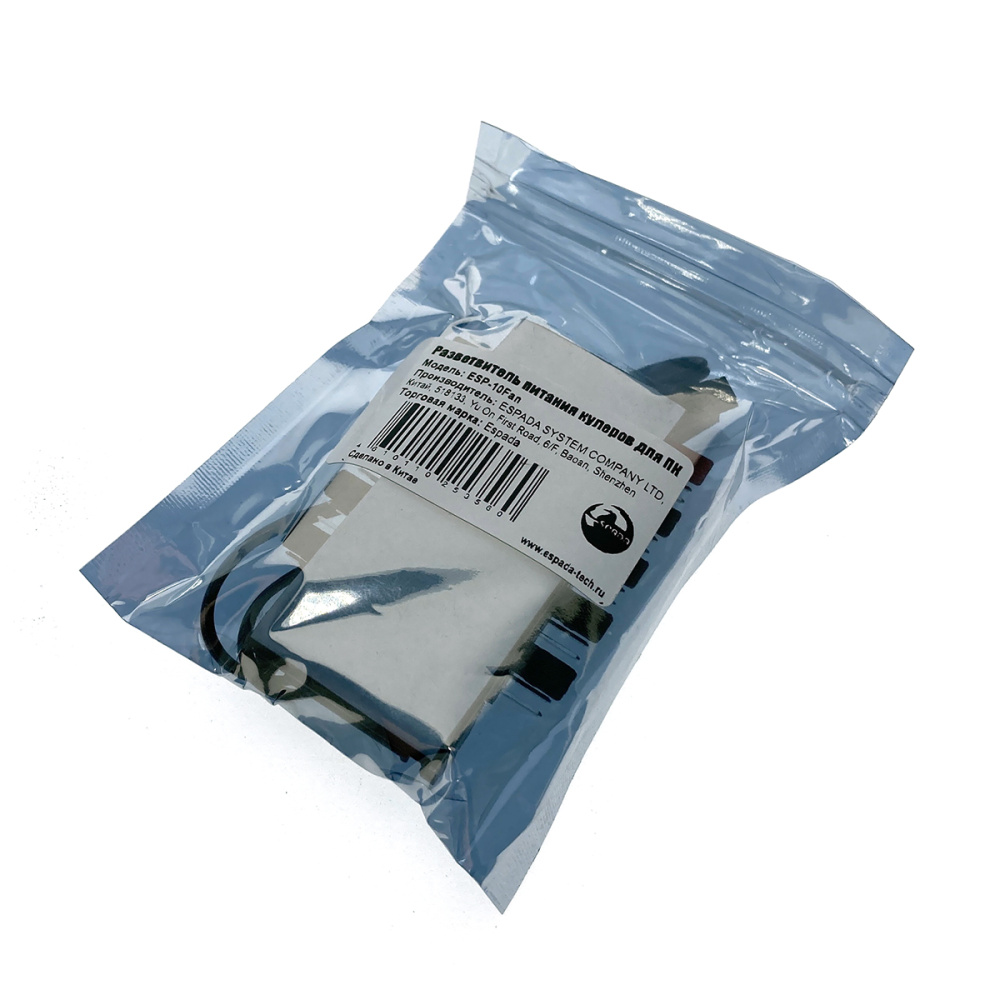 картинка Разветвитель питания кулеров, ESP-10Fan, Espada 