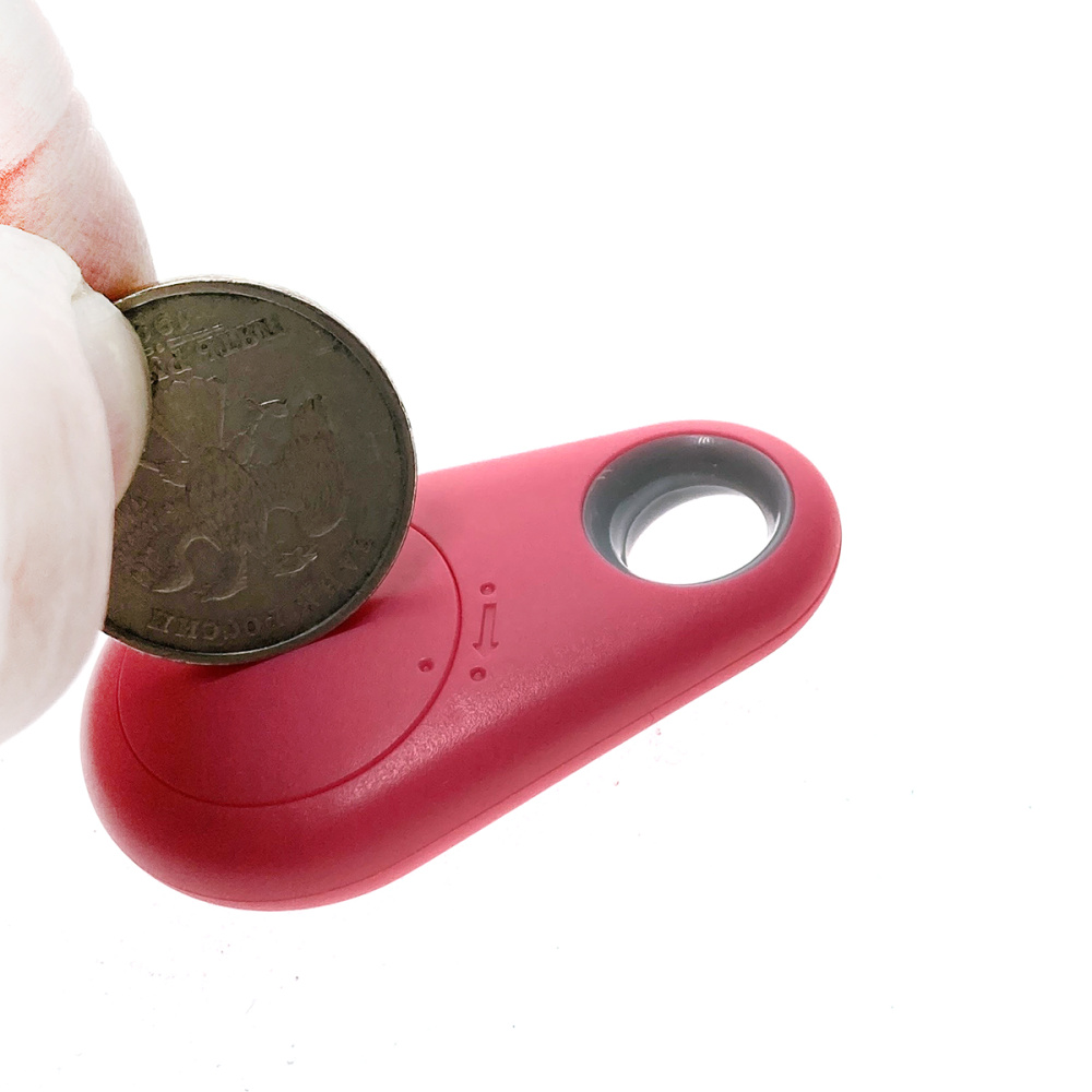 картинка Bluetooth v4.0 мини брелок iTag Espada-it1 розовый локатор anti-lost для смартфонов на Android и IOS / поиск предмета или фиксирование местоположения 