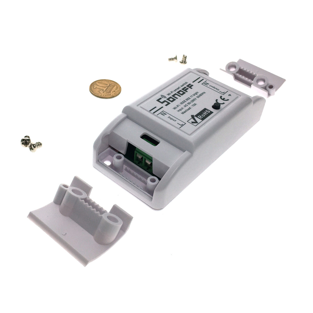 картинка 1-канальный WiFi Smart коммутатор, выключатель света Sonoff 