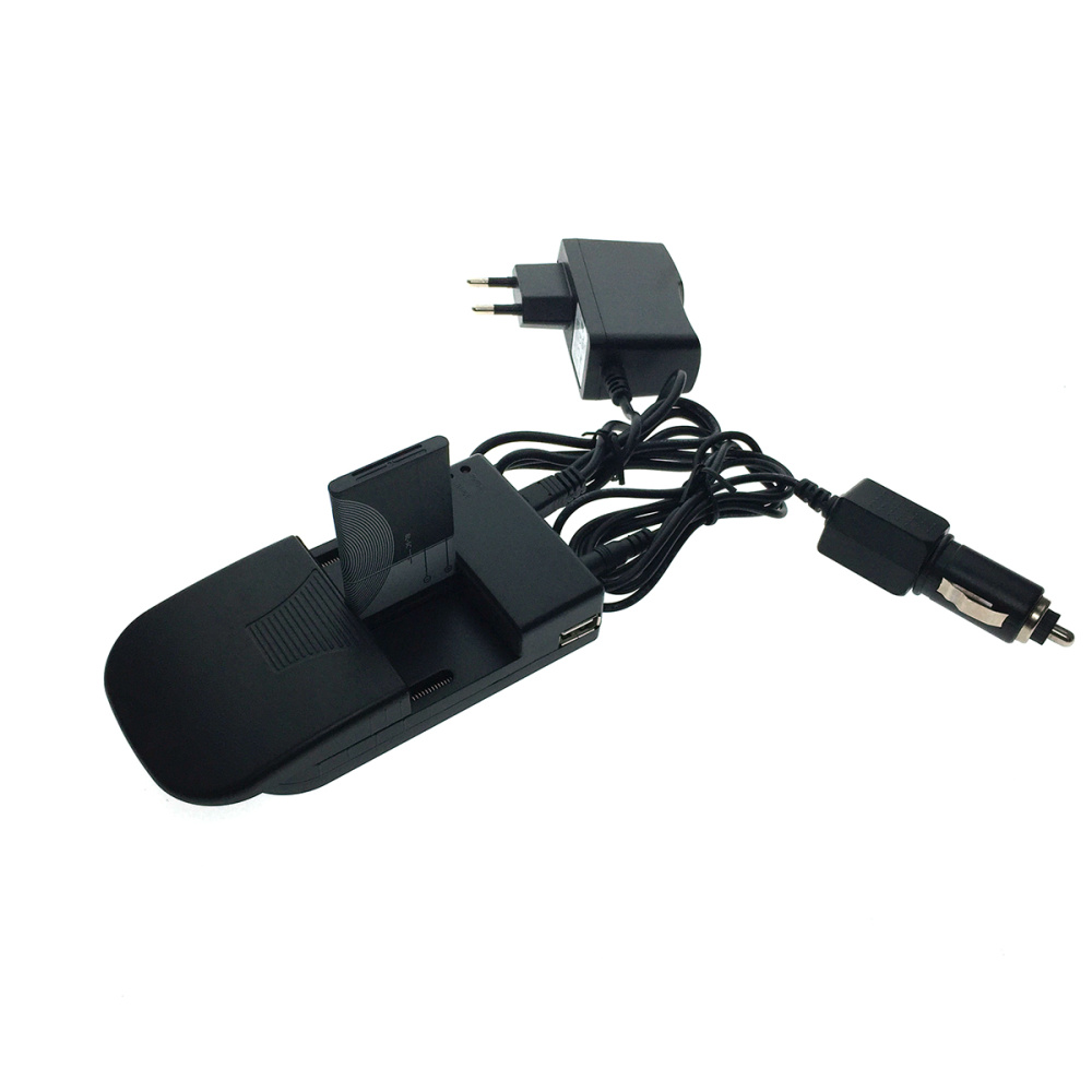 картинка Универсальное зарядное устройство Li-ion аккумуляторов 3,7V, 7.2V, 5V USB Espada DC14-60 12V, 220V 