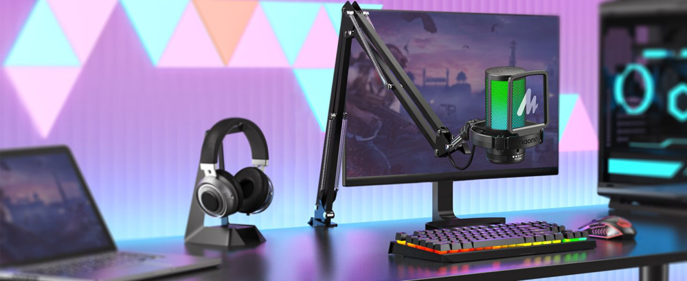 картинка Микрофон MAONO c RGB подстветкой, модель DGM20S 