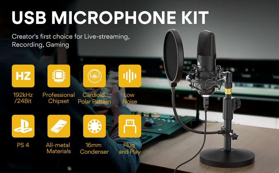 картинка Микрофонный комплект MAONO, модель AU-A04T 