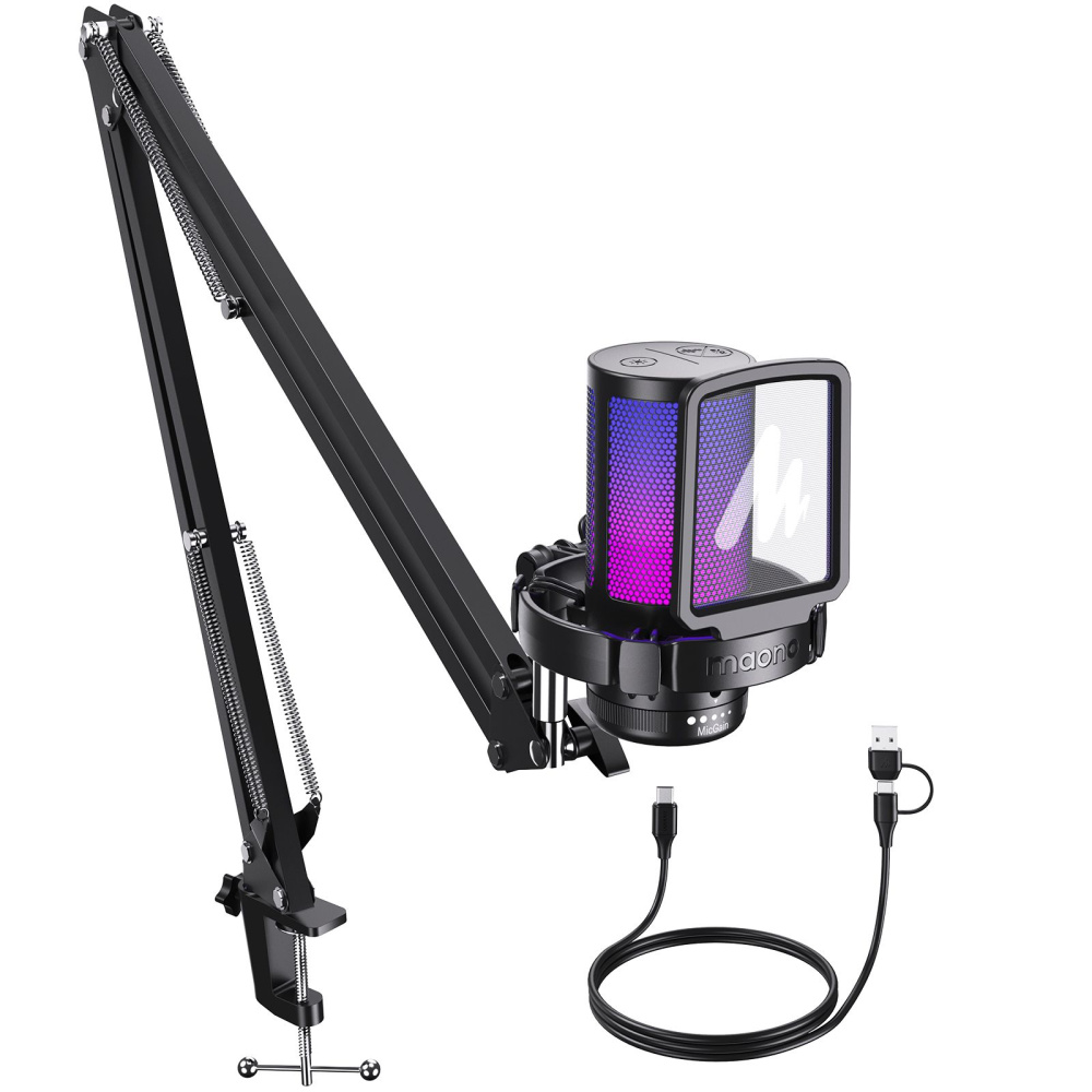 картинка Микрофон MAONO c RGB подстветкой, модель DGM20S 