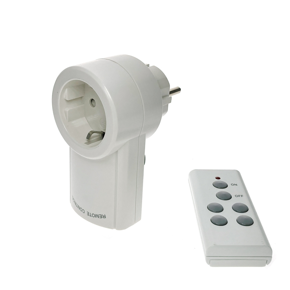 картинка Розетка с дистанционным пультом управления Espada RCS-10A 