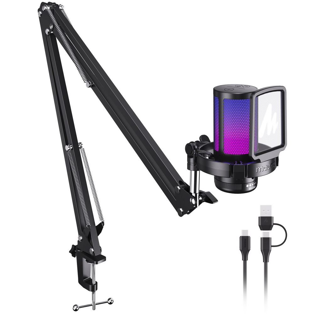 картинка Микрофон MAONO c RGB подстветкой, модель DGM20S 