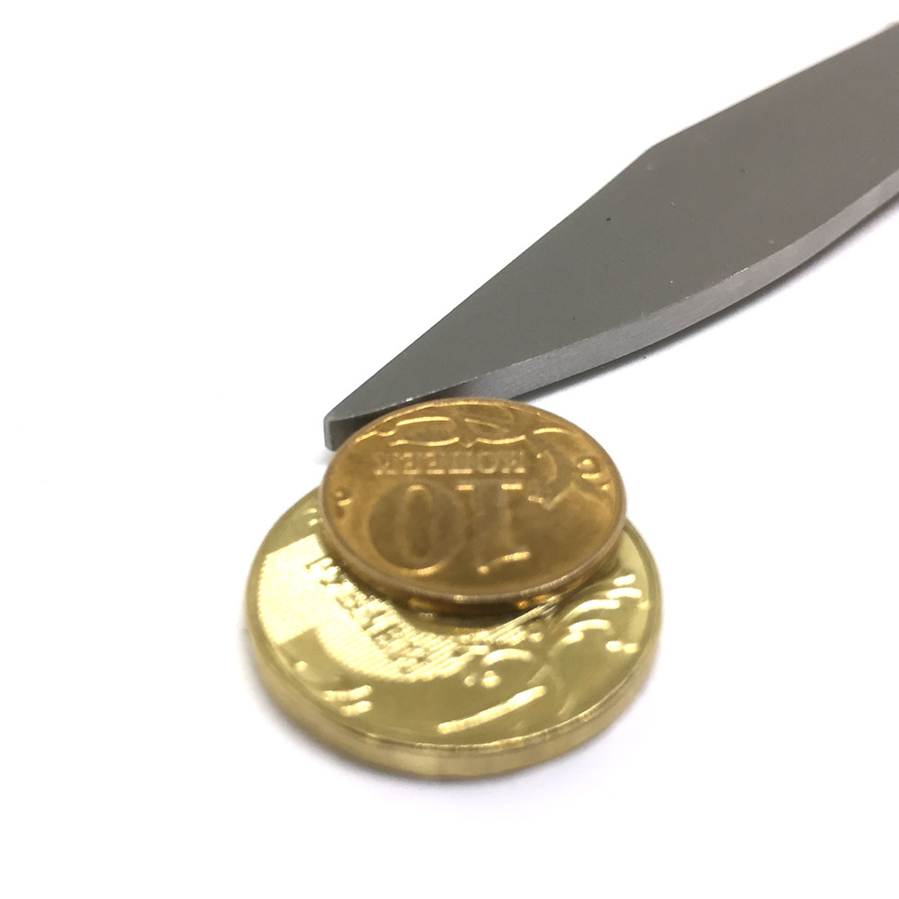 картинка Нож - бабочка / балисонг / тренировочный, без режущей кромки, цвет серебро 