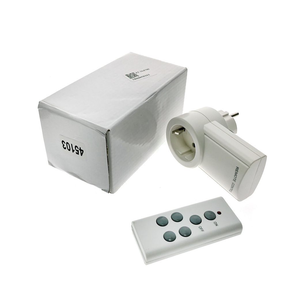 картинка Розетка с дистанционным пультом управления Espada RCS-10A 