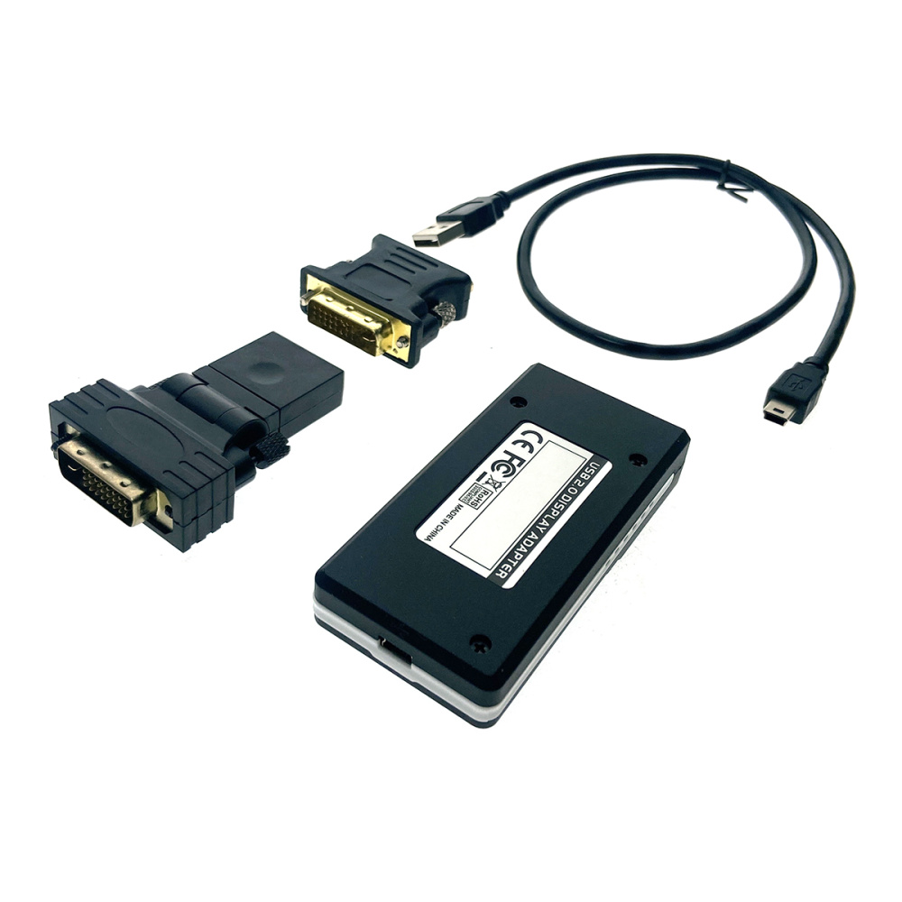 картинка Видеоконвертер USB 2.0 to VGA/HDMI/DVI, Full HD 1080p, H000USB Espada чипсет DisplayLink DL-165  