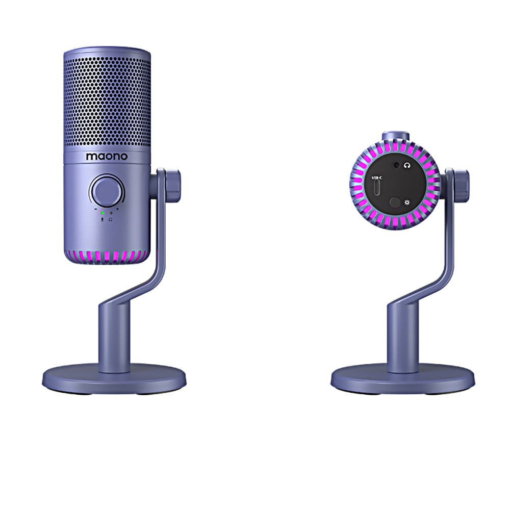 картинка Микрофон MAONO, модель DM30, фиолетовый 