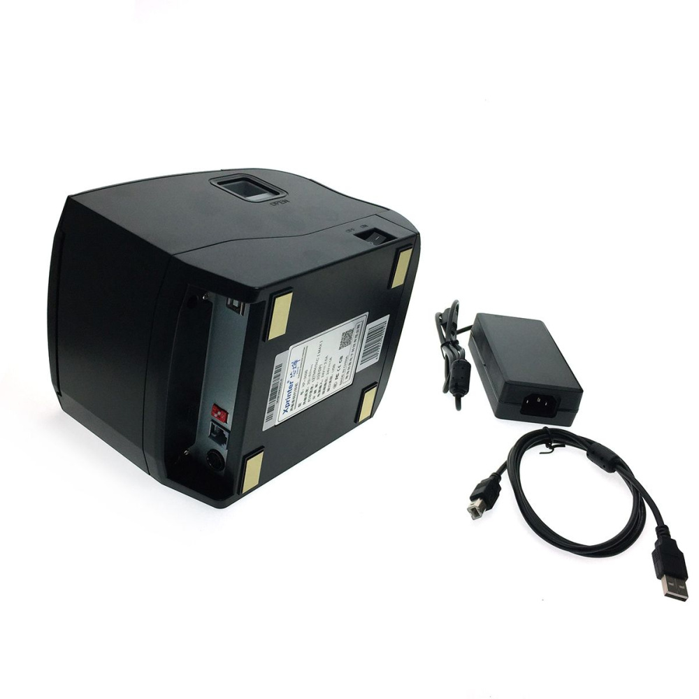картинка Термопринтер этикеток Xprinter XP-365B + 2 рулона этикеток 
