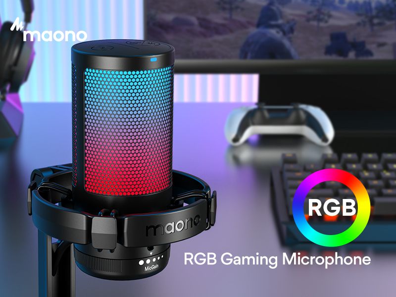 картинка Конденсаторный игровой Микрофон для ПК MAONO, DGM20 