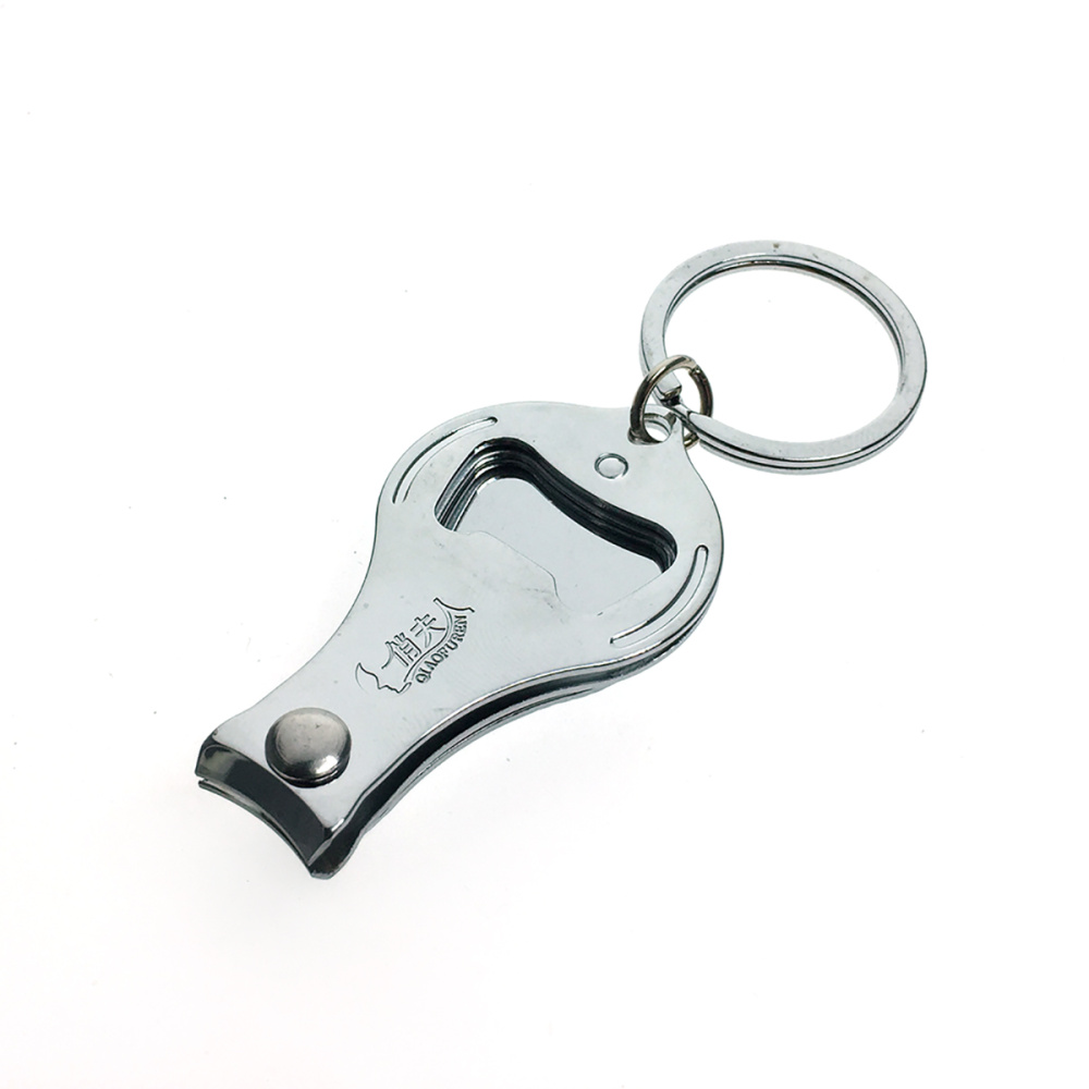 картинка Брелок кусачки для ногтей с открывалкой для бутылок 