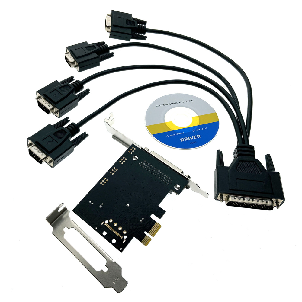 картинка Контроллер PCI-E, 4S модель FG-EMT04A-2L, Espada 
