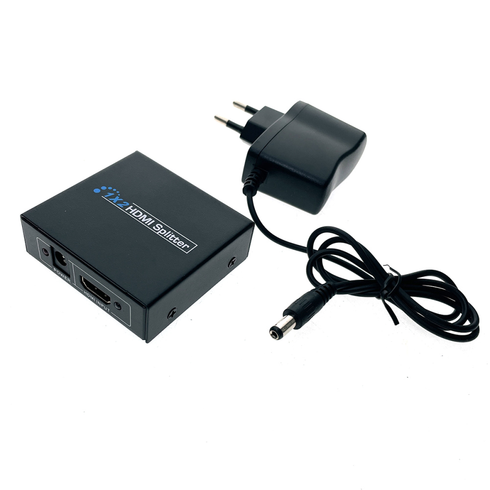 картинка *HDMI-разветвитель 1x2, (EDH22USB) + БП Espada выставочный образец 