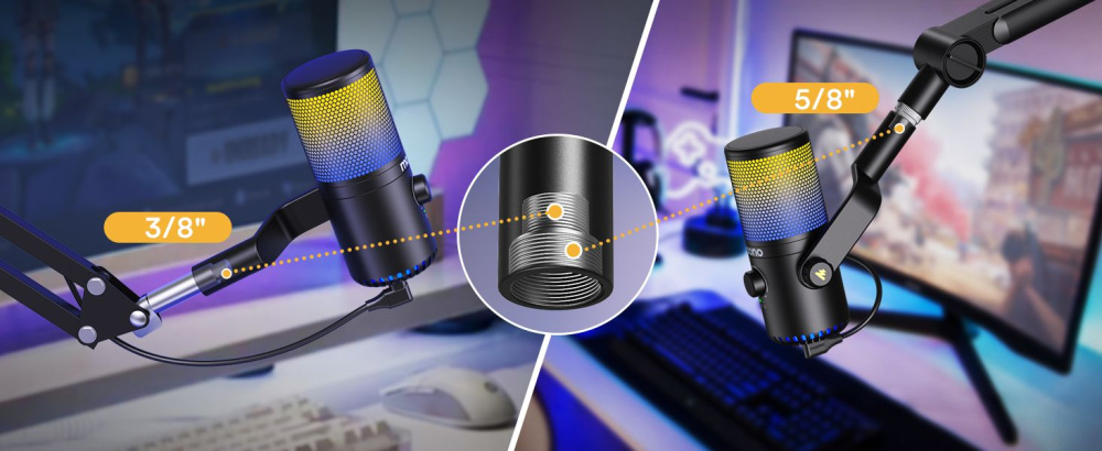 картинка Микрофон MAONO DM30 RGB 