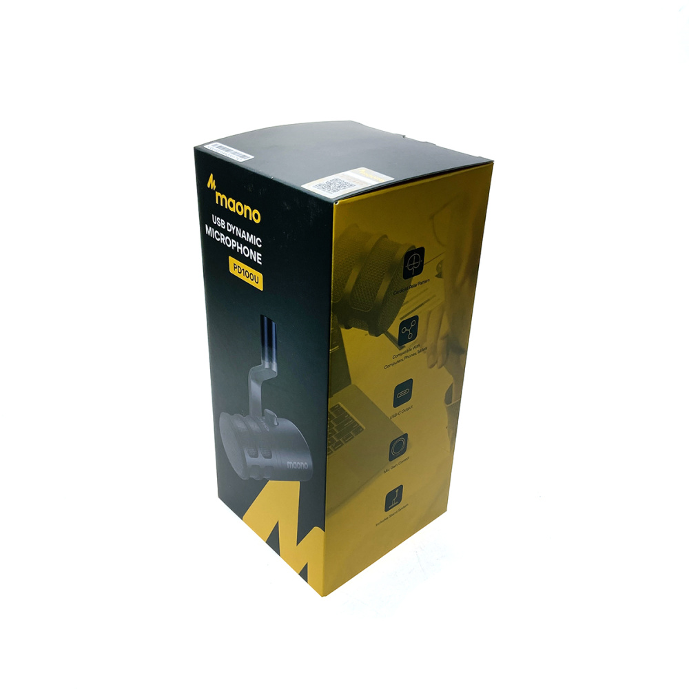 картинка Микрофон MAONO динамический, модель PD100U, черный 
