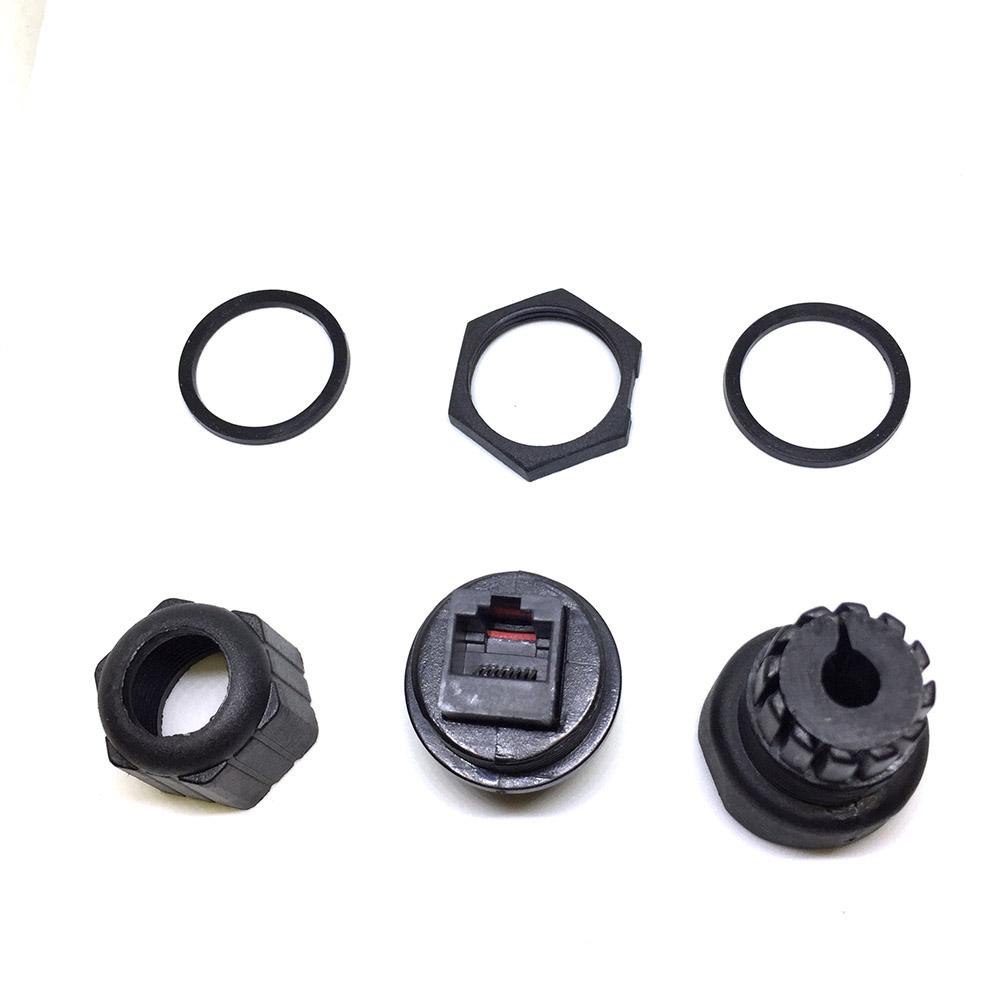 картинка Водонепроницаемый пыленепроницаемый переходник Ethernet RJ45 waterproof IP68 Espada ERJip68 