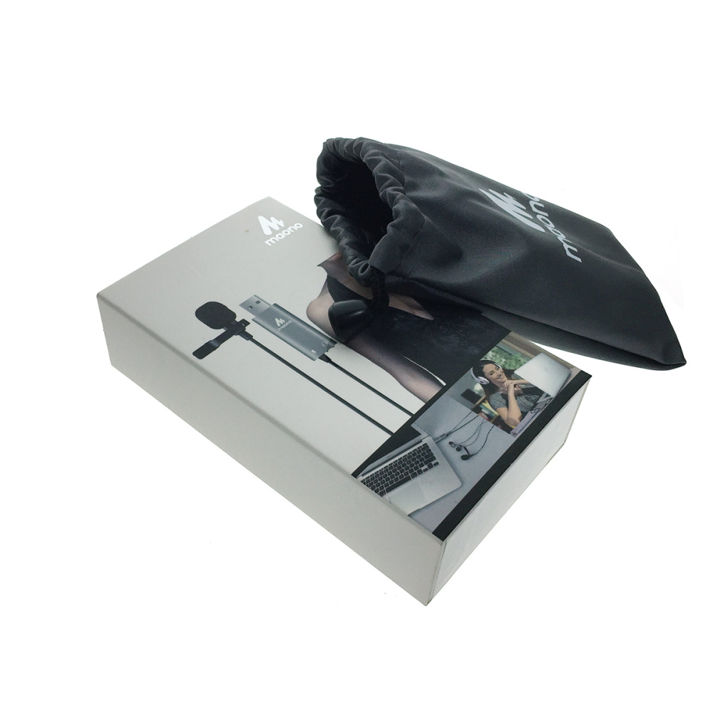 картинка Петличный микрофон MAONO, модель AU-411, USB /конденсаторный, всенаправленный 