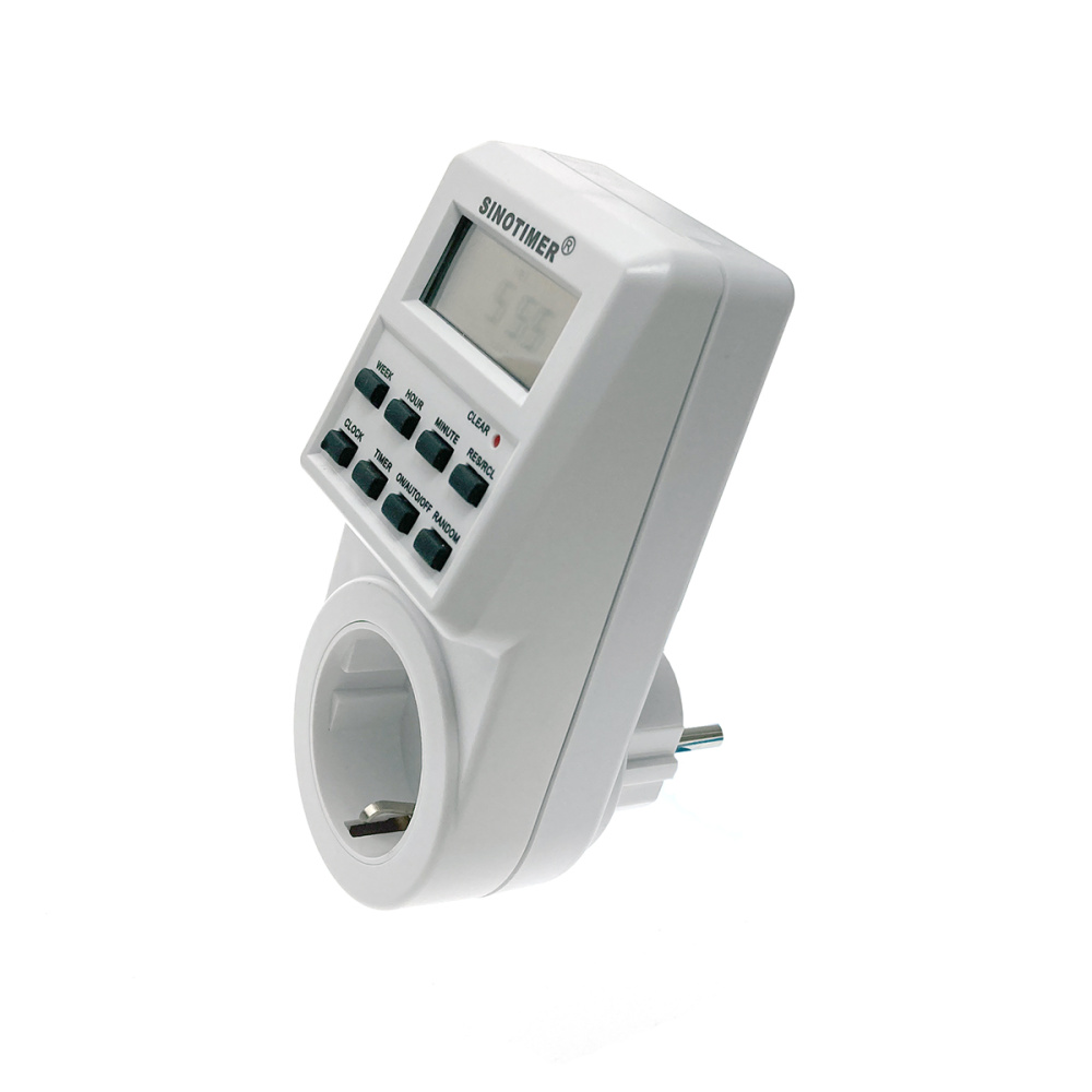 картинка Таймер электронный в розетку программируемый SinoTimer TM516 