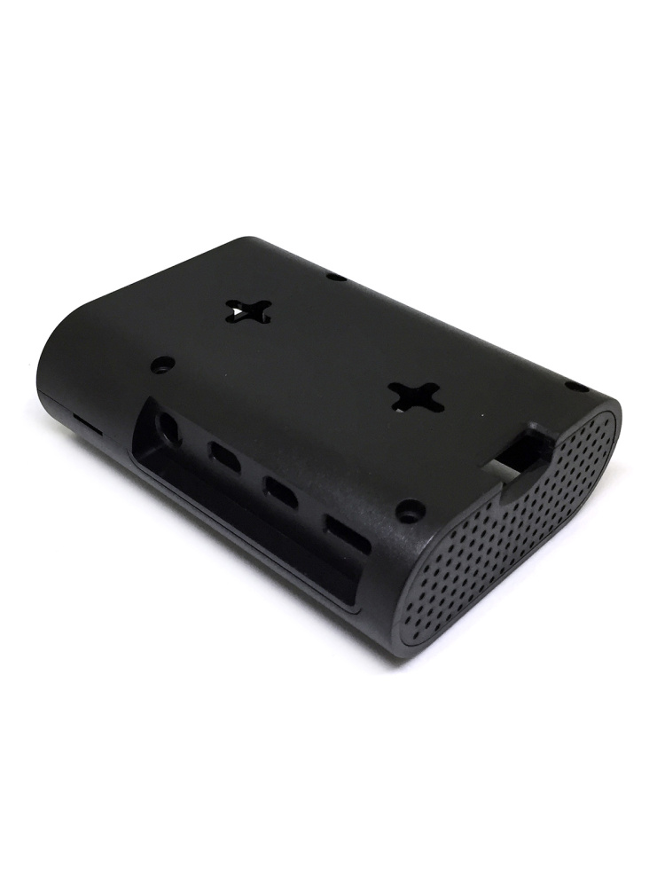 картинка Корпус для Raspberry Pi 4 model B, черный, CaseRaspPI4 