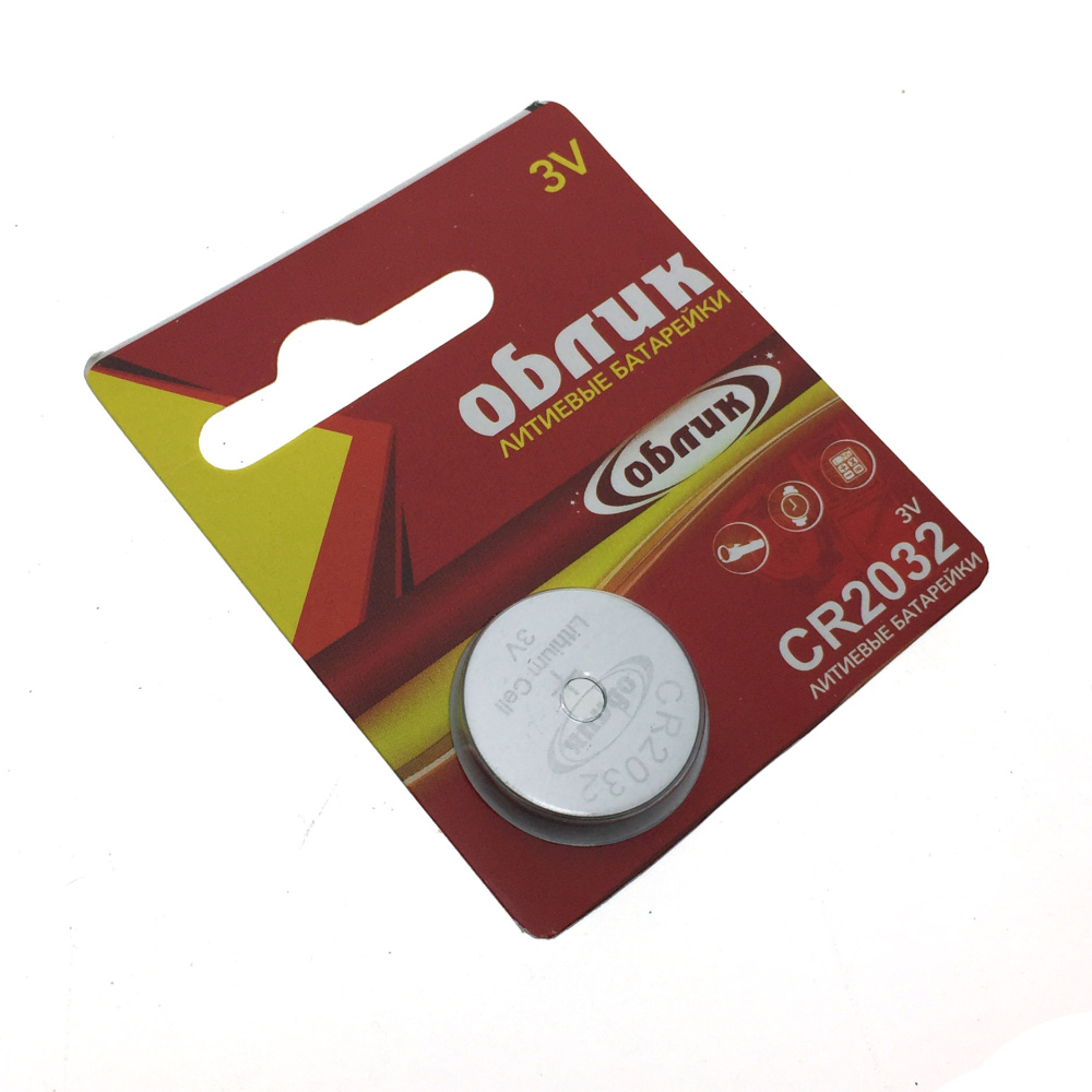 картинка Батарейки Облик CR-2032, 3v 