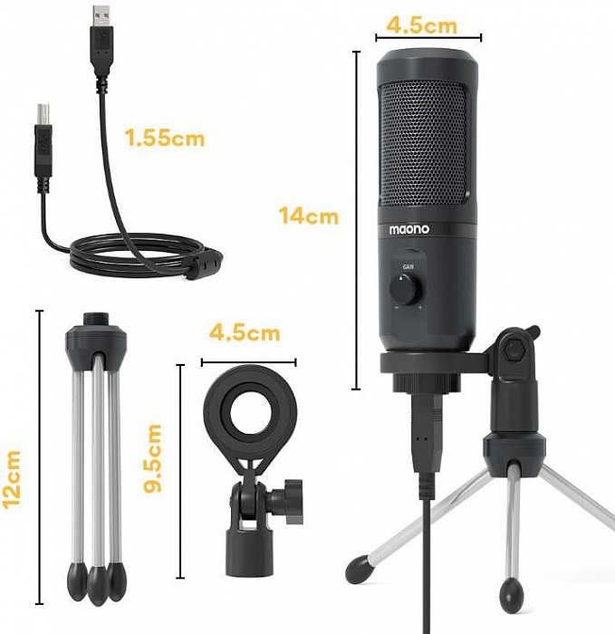 картинка Микрофон MAONO, модель AU-PM461TR 