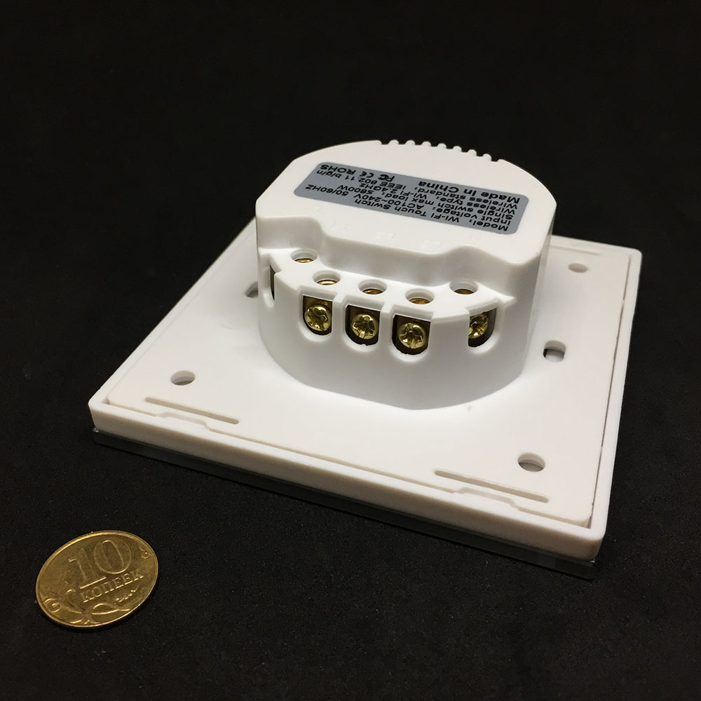 картинка 3-клавишный выключатель света RSH-SP003 EU 3C WiFi 