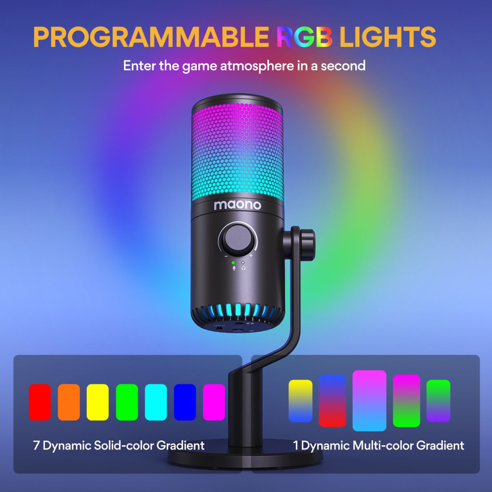 картинка Микрофон MAONO DM30 RGB 