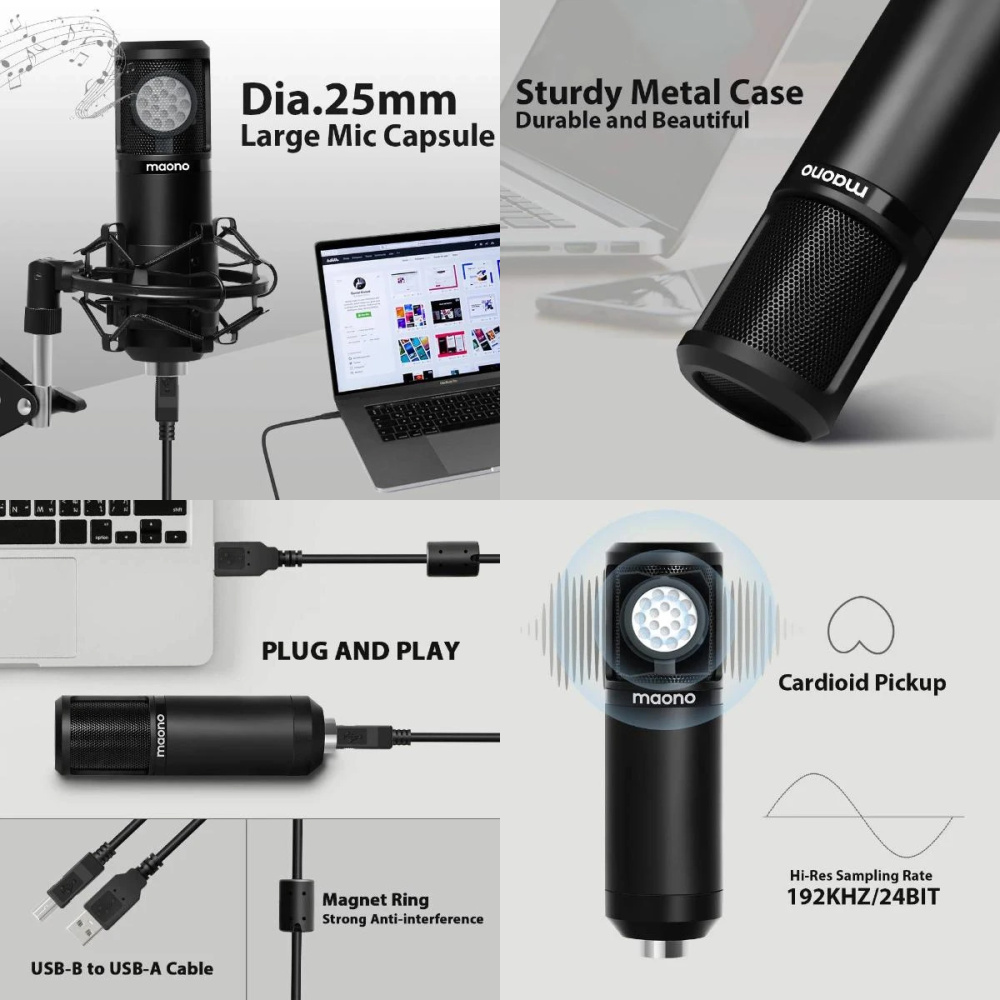 картинка Микрофонный комплект MAONO, модель AU-PM430 