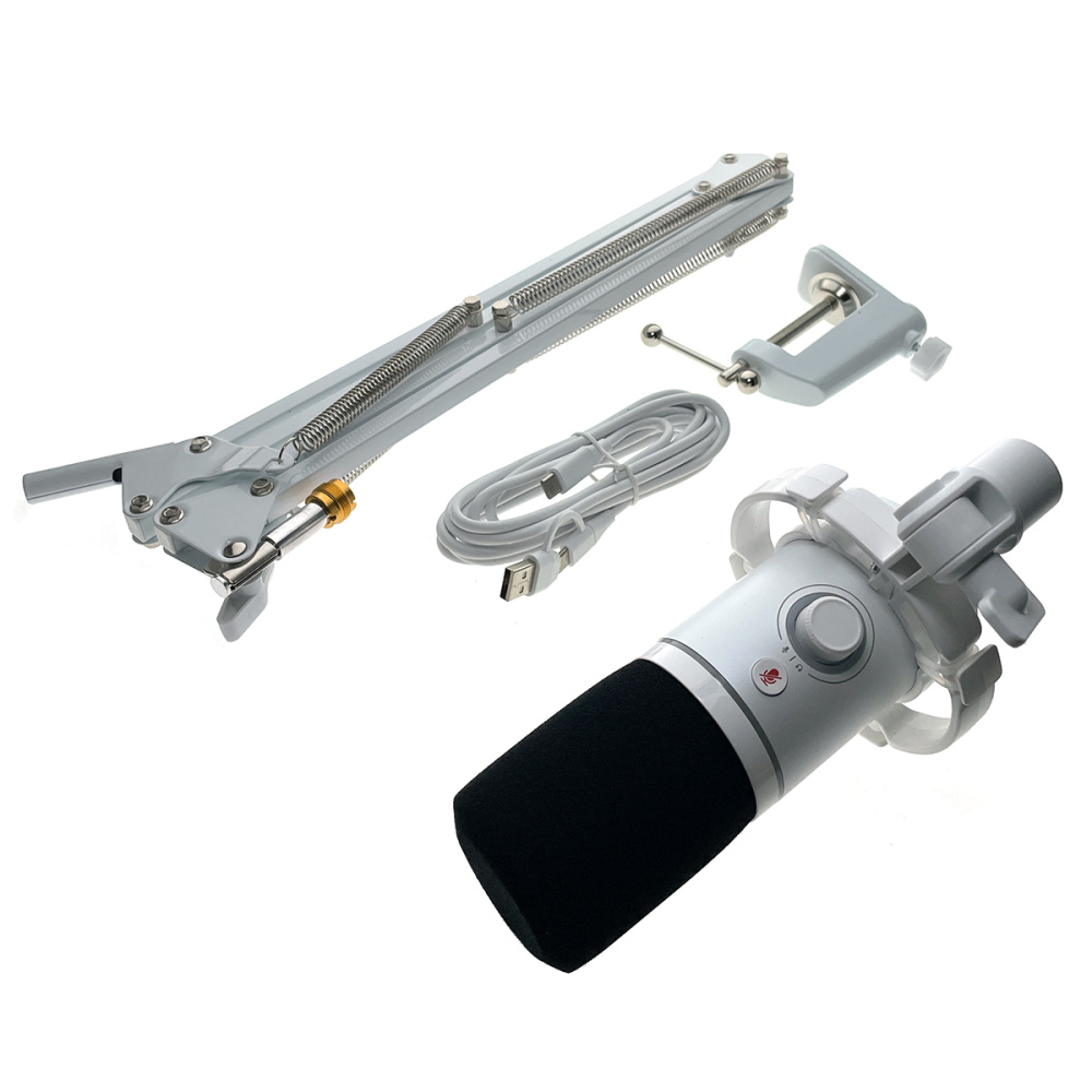 картинка Динамический микрофон MAONO PD200XS белый 