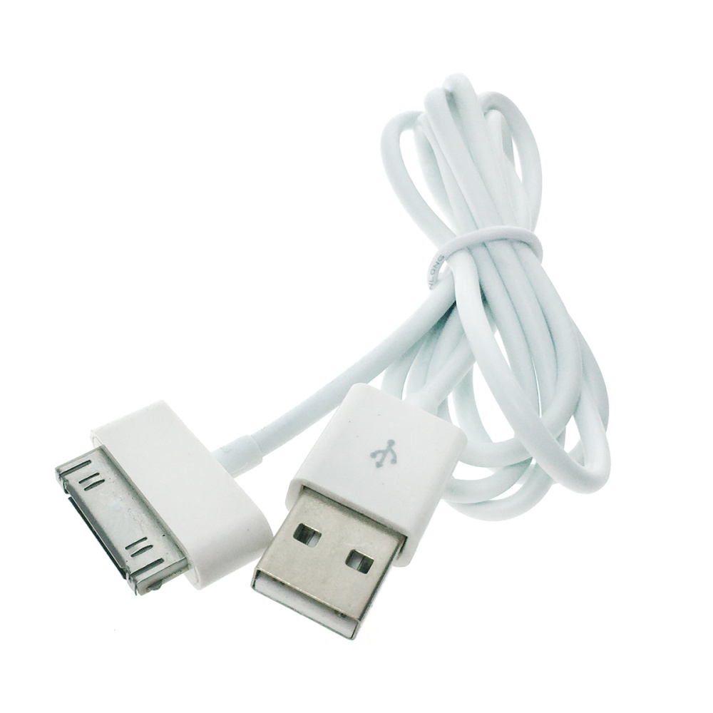 картинка Кабель - адаптер iPad/iPhone iPhone 3, iPhone 4 30 pin to USB A male 1м, модель: EIPDIPHN/USB1m 