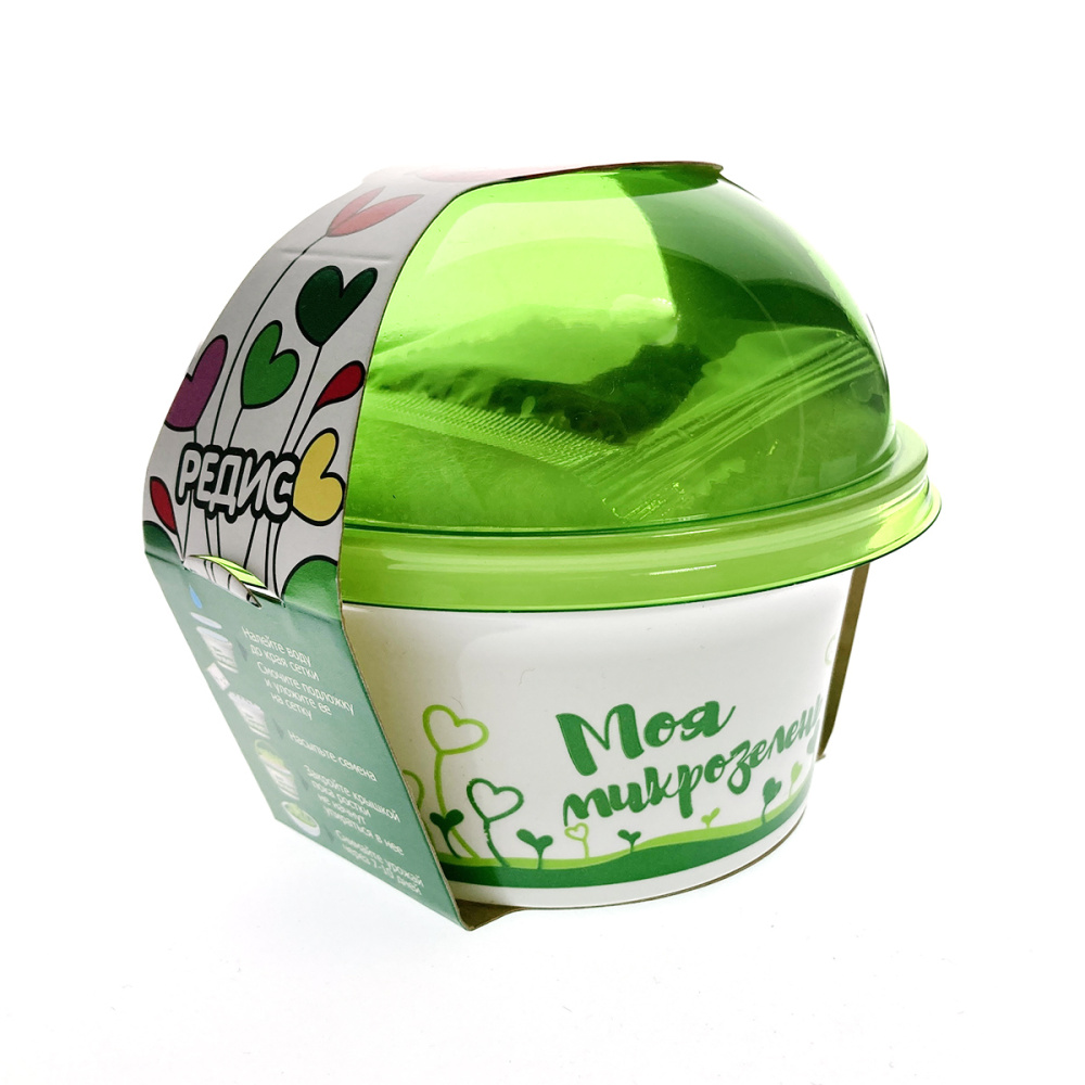 картинка Набор для выращивания Моя микрозелень РЕДИС 